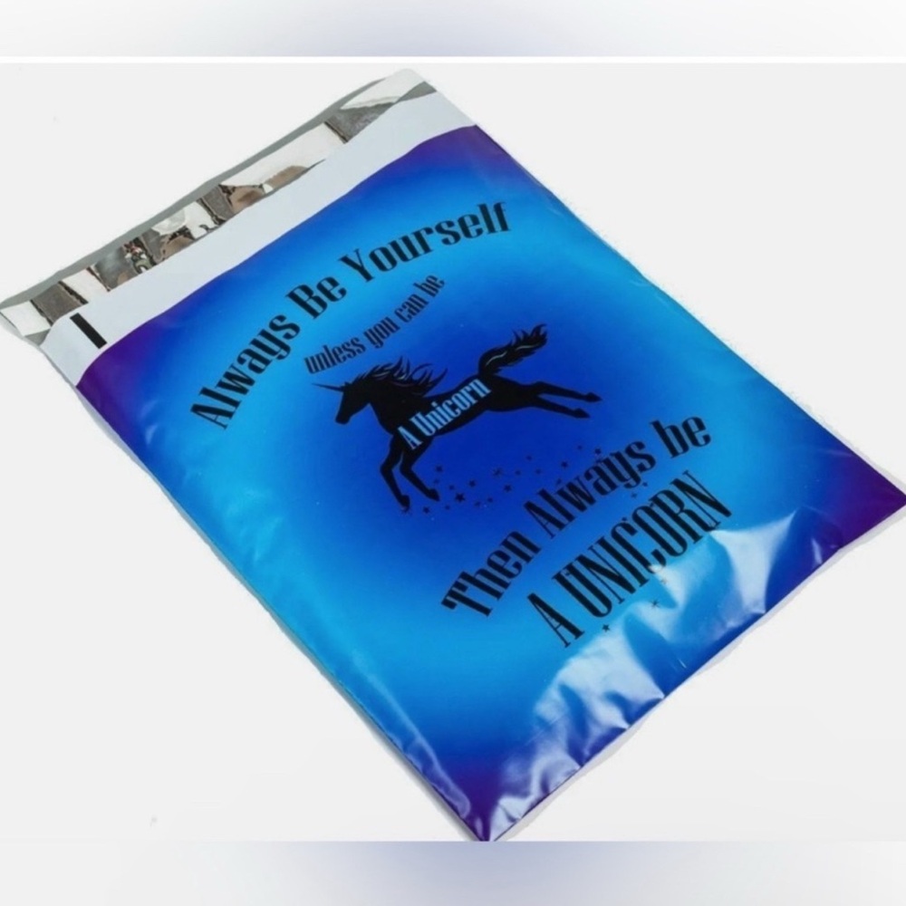 NEW Set of 10 "Be a Unicorn" Poly Mailers